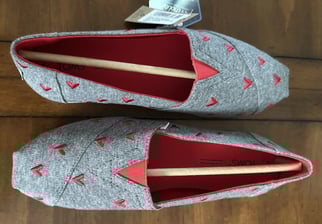 Toms Melange Hearts Alpargatas