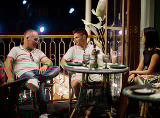 people sitting at a table