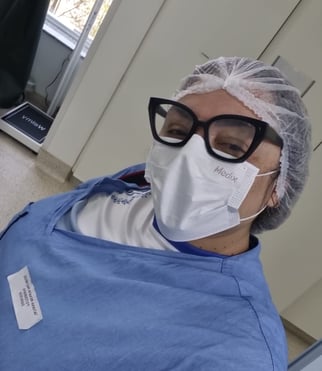 Fotógrafa Taty Pacheco pronta para ensaio fotográfico de parto