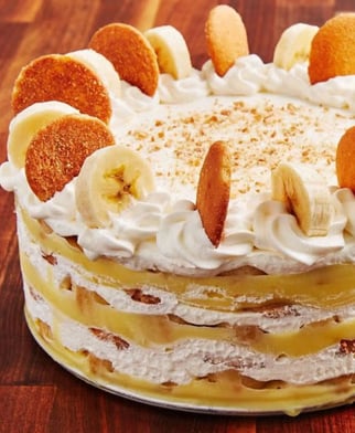 Banana pudding icebox cake from Delish