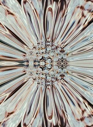 a crystal flower
