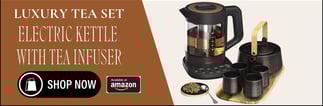a coffee maker with a coffee maker and a cup of coffee