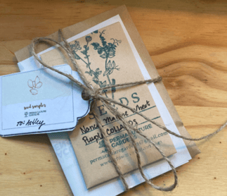 Seeds packaged for delivery to GIY members. 