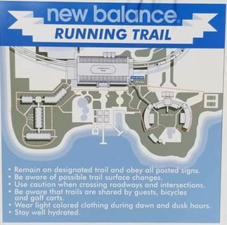 Contemporary Resort Running Trail