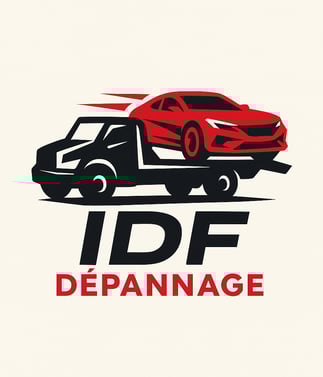 logo IDF - dépannage société de depannage remorquage enlèvement épave 24h/24 et 7j/7