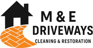 M and E Driveways logo
