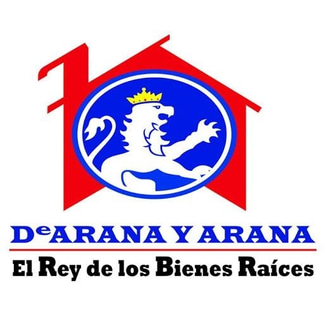 De Arana y Arana "El Rey de los Bienes Raíces" logo