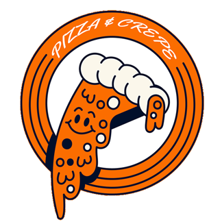 pizza and crepe logo