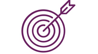 a target target with a dart arrow and a target