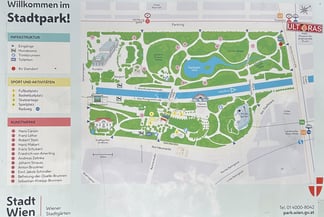 plan gradskog parka u Beču, Stadtpark Wien
