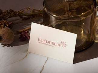 Design de la carte de visite de Beaharmony