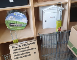 manguera, buzones, parrillas y paelleros