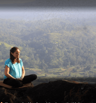Meditation with guidance from Mahamevunawa at Nuwara Eliya
