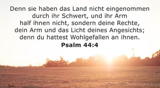 not by our doing, but by god's help