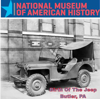 The Birth of The Butler Jeep black & white Image