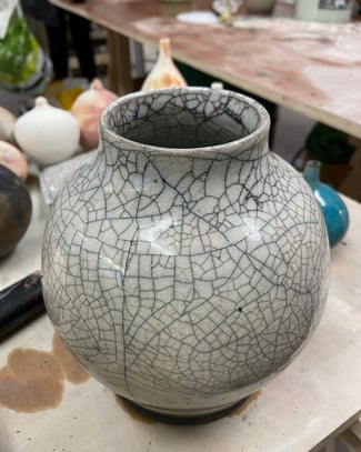 Crackle Glaze Raku