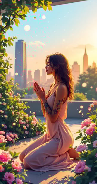 woman praying