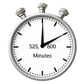 525600 minutes logo