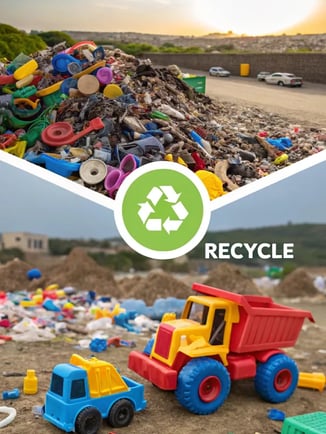jouets recyclés