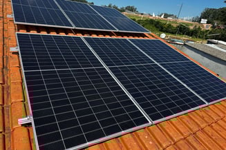 6 painéis solares