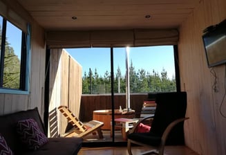 cabaña en pichilemu con tinaja privada