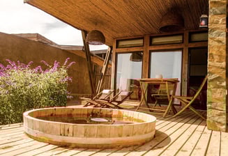 Cabaña en Pichilemu con tinaja