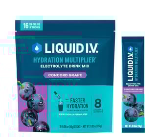 pack electrolytes when traveling, concord grape liquid IV