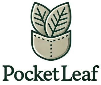 Pocket leaf logo