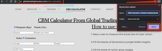 CBM Calculator