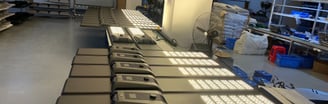 all in one solar led street light production line
