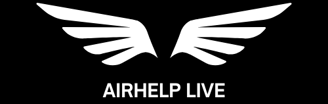 Airhelp live black and white logo
