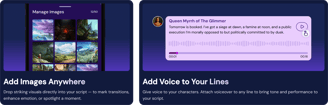 Scripscape Features: Add Images Anywhere and Add Voiceover (VO) to Your Dialogue Lines