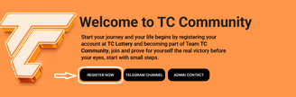 Register TC Lottery Now, TC Community Link Team