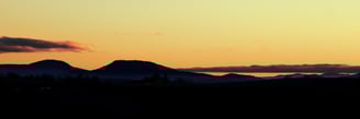 Auvergne Velay crépuscule