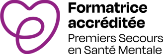 Logo Formatrice accréditée Premiers Secours en Santé Mentale de PSSM France