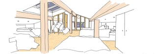 Croquis projet combles