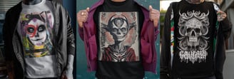Coleção Cavérik, moda skate e arte urbana, rock e tatuagem, sergio astral