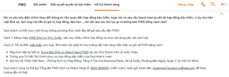 Tôi có thể thay đổi thông tin gì trong hợp đồng bảo hiểm FWD?