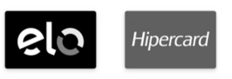 Pagamento com elo e hipercard