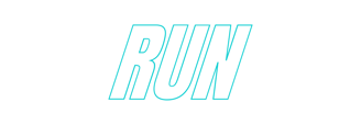 run title written in blue