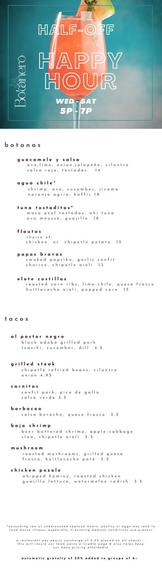 TACO TUESDAY - HAPPY HOUR