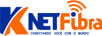 Logo Knet fibra, conectando você com o mundo.