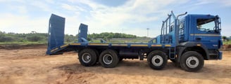Rigid Flatbed Truck Body suitable for North India road conditions.