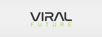 Viral Future Text Logo