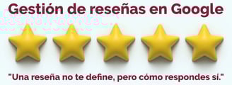 5 estrellas de reseñas de Google