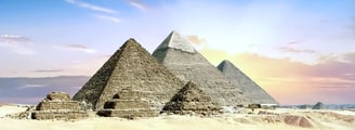 Les pyramides de Gizeh