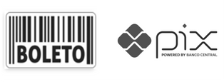 Pagamento com boleto e pix