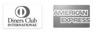 Pagamento com diners club e american express