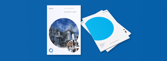 Qenos sustainability report, typesetting by Michelle Pirovich, Squeezebox
