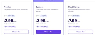 Hostinger Price Plans